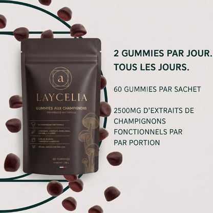 Gummies Champignons Adaptogènes