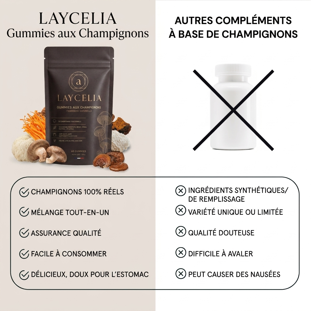 Gummies Champignons Adaptogènes